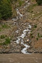 Desert waterfalls of the Pamir Royalty Free Stock Photo