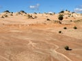 Desert ,Willandra Lakes National Park, Australia Royalty Free Stock Photo