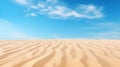 Desert Wonderland, Low Angle Shot of Sandy Dunes and Blue Skies