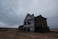 Deserted abandoned ruin old house, Haunted house Royalty Free Stock Photo