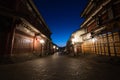 Deserted alley in a traditional Chinese town