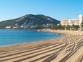 Deserted Beach Ibiza Royalty Free Stock Photo