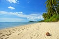 Deserted beach of the island of Thailand