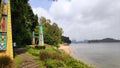 Beach located in Sentosa island, Singapore Royalty Free Stock Photo