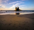 Deserted beaches of the island of Tenerife. Canary Islands. Spain.