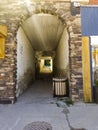 Deserted Brick Archway Tunnel