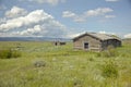 Deserted cabin in Centennial Valley, near Lakeview, MT Royalty Free Stock Photo