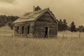 Deserted cabin South Dakota Royalty Free Stock Photo