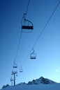 Deserted chair lift