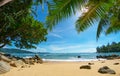 Deserted cozy tropical beach. Thailand, Phuket