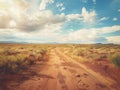 Deserted Dirt Road Royalty Free Stock Photo