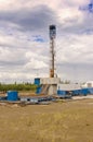 Deserted drilling rig Royalty Free Stock Photo