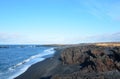 Deserted Dritvik Beach on Snaefellsnes Beach in Iceland