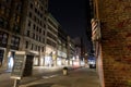 A Deserted Greenwich Village During the Coronavirus on a Friday Night, 4/24/2020 Royalty Free Stock Photo