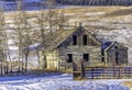 Deserted Home in Winter