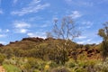 Deserted mountain landscape. Kings Canyon, Northern Territory, Watarrka National Park, Australia Royalty Free Stock Photo