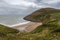 Deserted Mwnt Beach