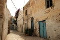 Deserted old street in Sousse, Tunisia.