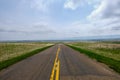 Prairie Road in Saskatchewan, Canada.