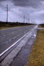 Deserted road Royalty Free Stock Photo