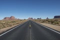 Deserted road in the desert, USA