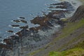 Deserted rocky shores of the Barents Sea.