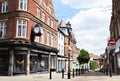 A deserted Rotherham street, in lockdown, in May 2020.