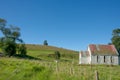 Deserted small old Otuhianga Road Church in Matakohe Royalty Free Stock Photo