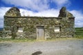 A deserted stone cottage in West Cork, Ireland Royalty Free Stock Photo