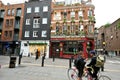 Deserted streets of Covent garden with closed pubs and fashion stores during the corona virus covid emergency lockdown Royalty Free Stock Photo