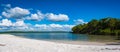 Deserted tropical island beach Paradise on the west coast of Florida Royalty Free Stock Photo