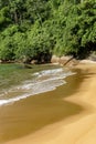 Deserted and unspoilt beach