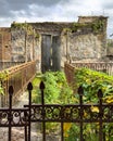 Deserted village of Apice Vecchio in Campania, Italy on a cloudy day