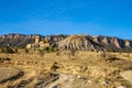 The Deserted Village Esco at the Yesa dam in Aragon, Spain Royalty Free Stock Photo