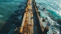 Deserted Wooden Pier - AI Generated