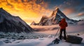 Deserts Kangchenjunga Mittens: A Frozen Sky Photoshoot By Chris Burkard Royalty Free Stock Photo