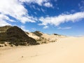 Deserts under the sky Royalty Free Stock Photo