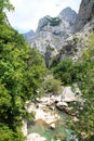 Desfiladero del RÃÂ­o Cares, Cabrales ( Spain ) Royalty Free Stock Photo