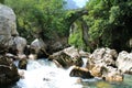 Desfiladero del RÃÂ­o Cares, Cabrales ( Spain ) Royalty Free Stock Photo