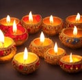 Desi mehndi shadi diya lamps celebrations