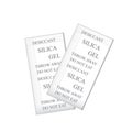 Desiccant Silica Gel Adsorbent Crystals Packets Icon, Desiccant Polymer Balls, Silicagel Illustration