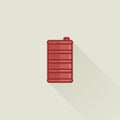 Fuel canister flat vector icon Royalty Free Stock Photo