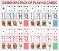 Desigers pack of playing cards