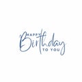 Happy birthay to you Royalty Free Stock Photo