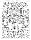 Motivational Inspirational Quotes Coloring Page. Positive Affirmative Quotes Coloring Page. Coloring Book Page Illustrations.