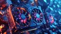 design abstract pulsating gpu style Royalty Free Stock Photo