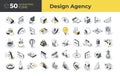 50 Design Agency Isometric Icons