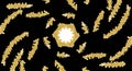 Golden glitter design background vectors Royalty Free Stock Photo