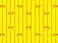 The yellow bambo batterfly wallpaper Royalty Free Stock Photo