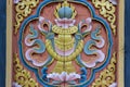 The design of bhutan carving Royalty Free Stock Photo